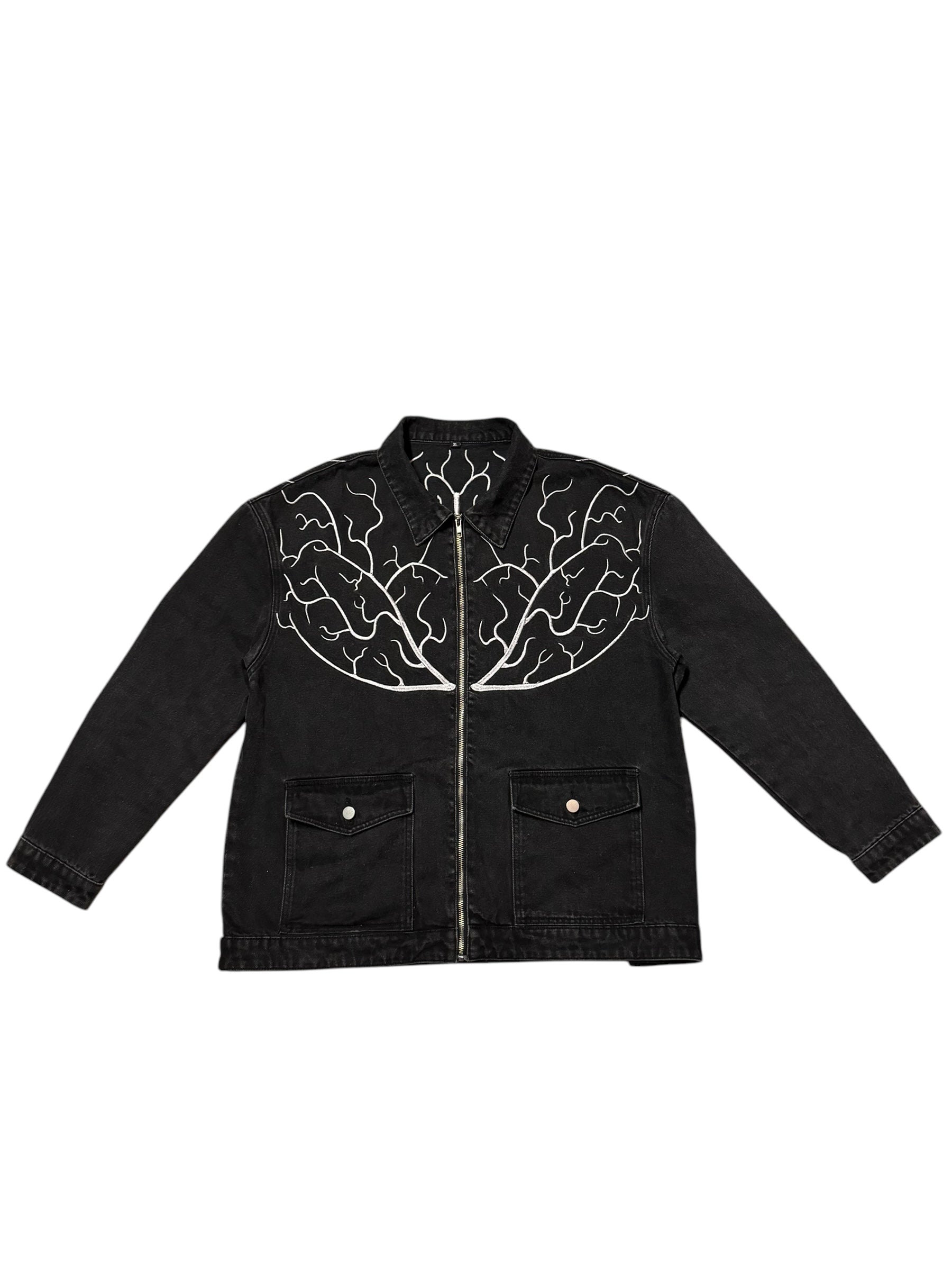 Offbeat OFFBEAT ESSENTIALS Vein Denim Jacket – OffbeatTokyo